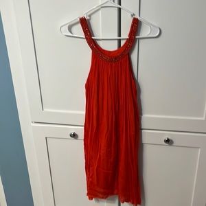Gorgeous red sequined dress purchased in St Barth's. Size s - like new
